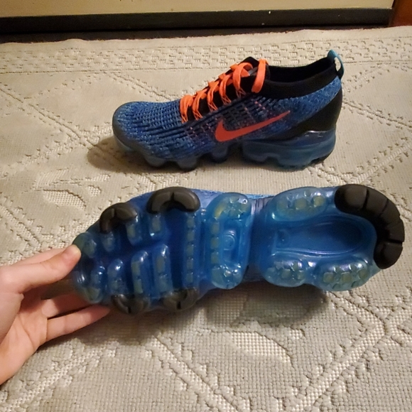 Nike Air Vapormax Flyknit 3"Blue Fury" - Picture 3 of 4